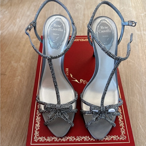 Rene Caovilla heels size37.5 - Picture 1 of 1